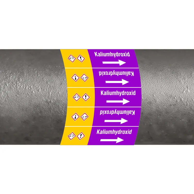 ISO 20560 Rohrmarkierer - Laugen