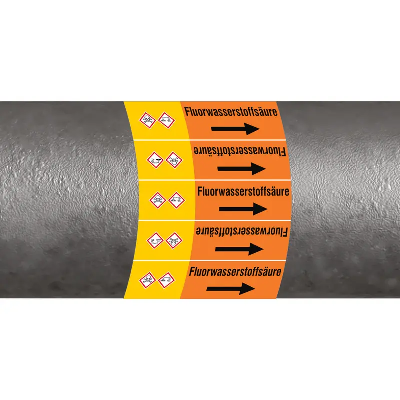 ISO 20560 Rohrmarkierer - Säuren