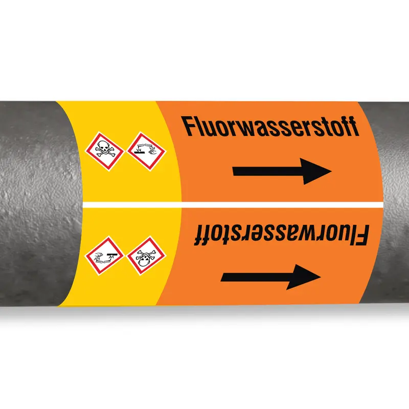 ISO 20560 Rohrmarkierer - Säuren