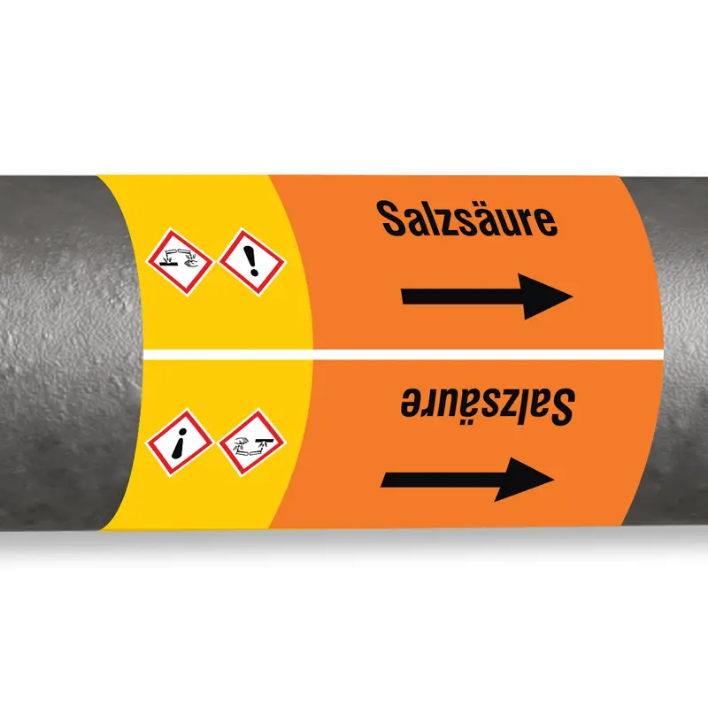ISO 20560 Rohrmarkierer - Säuren