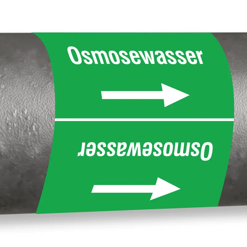 ISO 20560 Rohrmarkierer - Wasser