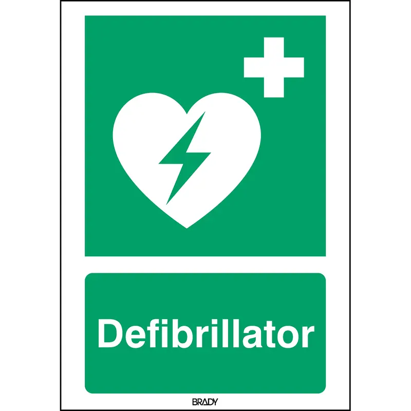 ISO 7010 Zeichen - Defibrillator