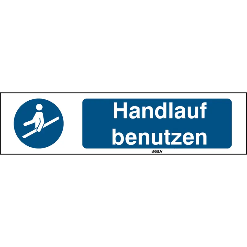 ISO 7010 Zeichen - Handlauf benutzen