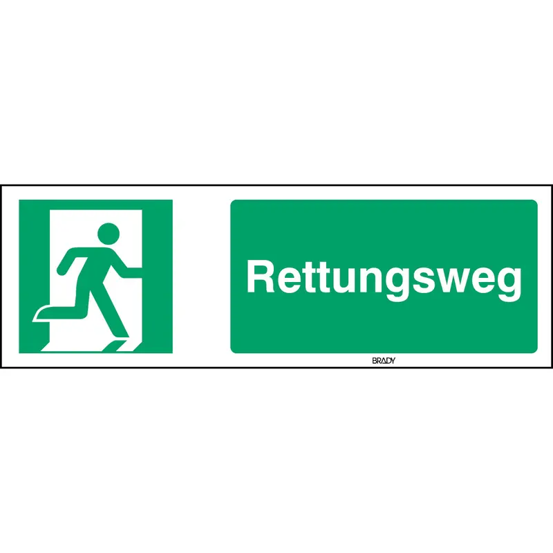 ISO 7010 Zeichen - Rettungsweg