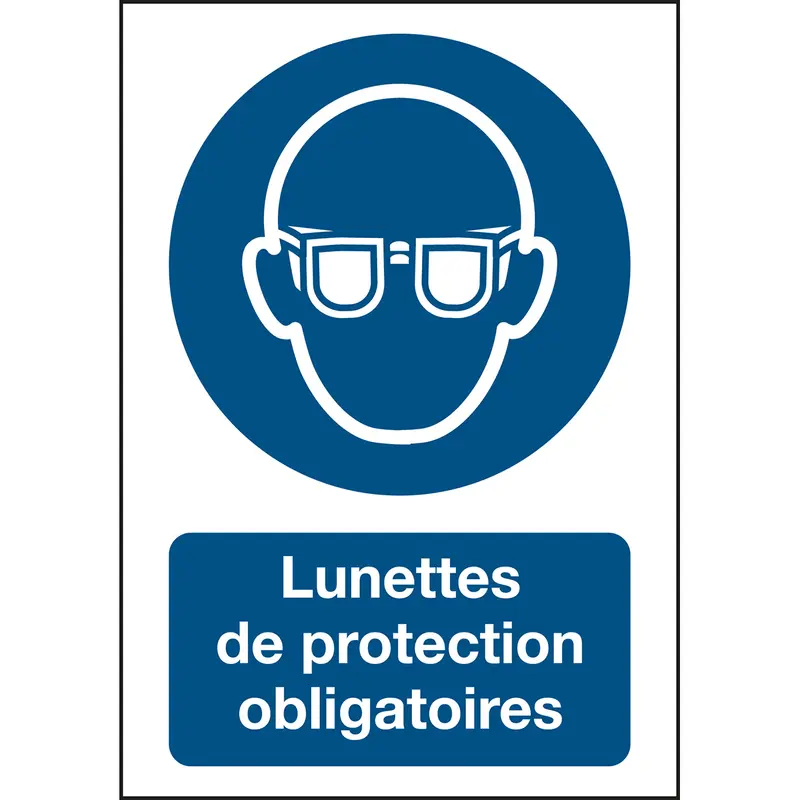 ISO Sicherheitskennzeichnung - Augenschutz benutzen