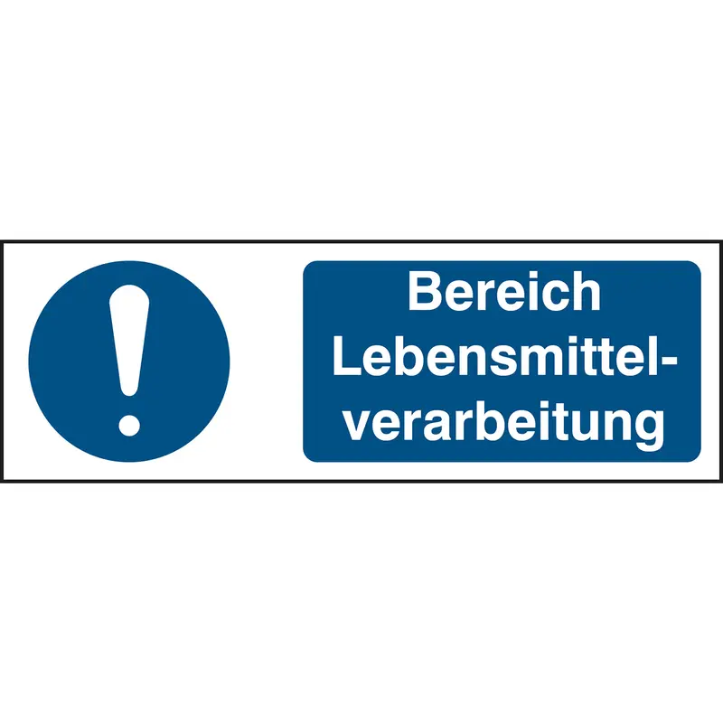 ISO Sicherheitskennzeichnung - Bereich Lebensmittelherstellung