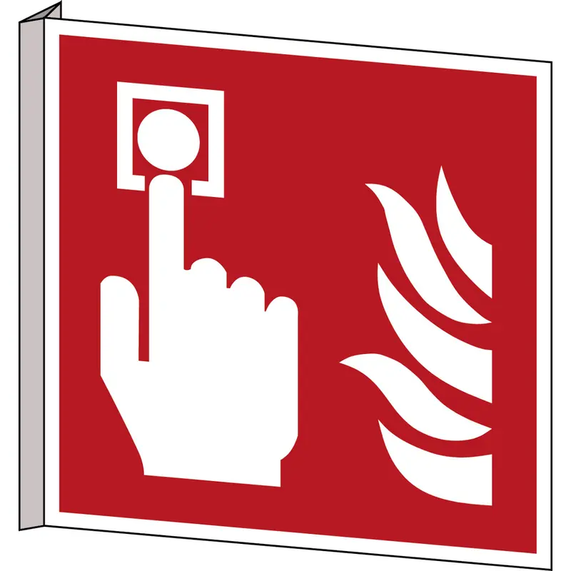 ISO Sicherheitskennzeichnung - Brandmelder