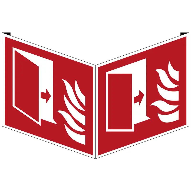 ISO Sicherheitskennzeichnung - Brandschutztür