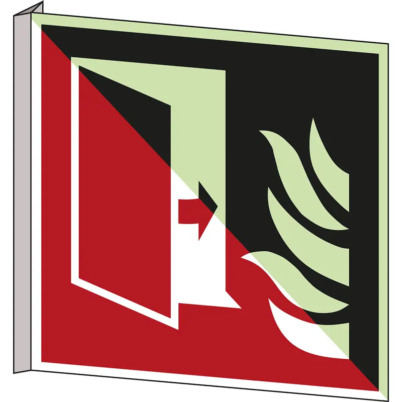 ISO Sicherheitskennzeichnung - Brandschutztür