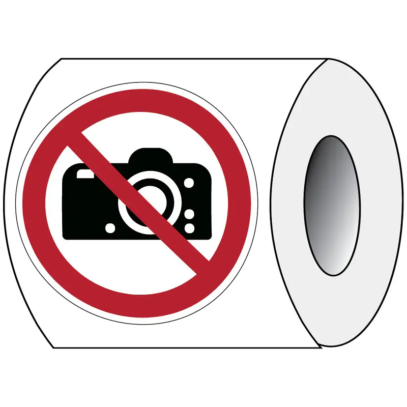 ISO Sicherheitskennzeichnung - Fotografieren verboten