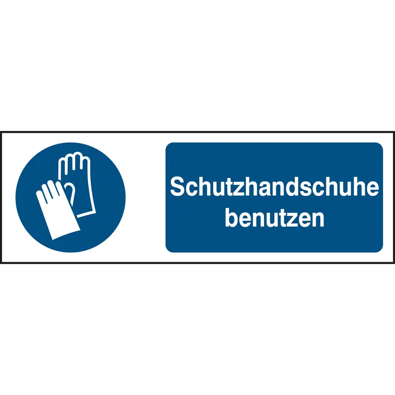 ISO Sicherheitskennzeichnung - Handschutz benutzen