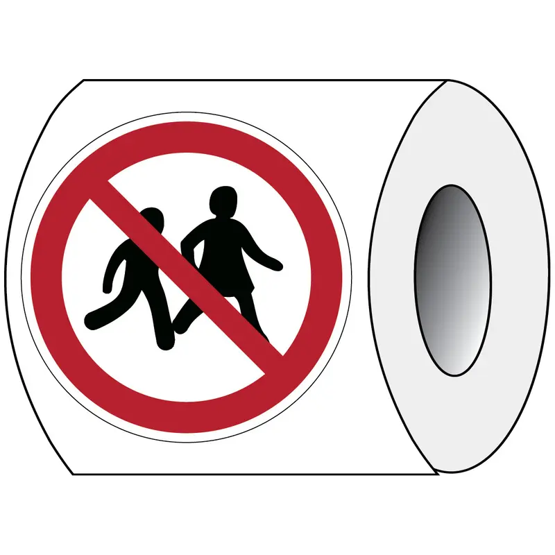 ISO Sicherheitskennzeichnung - Kein Zutritt für Kinder