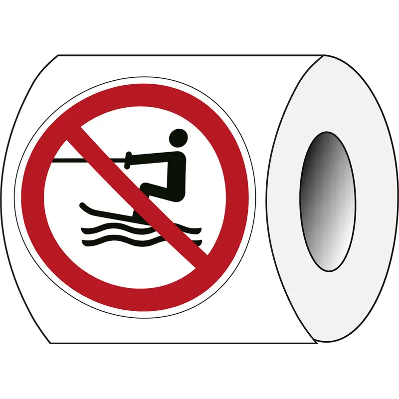 ISO Sicherheitskennzeichnung - Keine persönlichen Wasserfahrzeuge