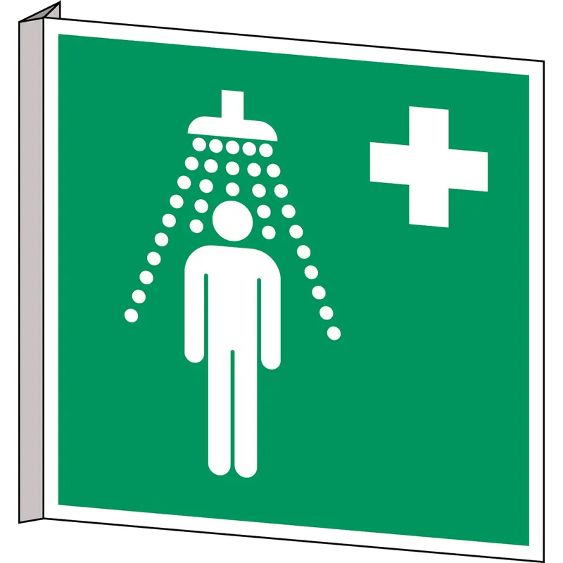 ISO Sicherheitskennzeichnung - Notdusche
