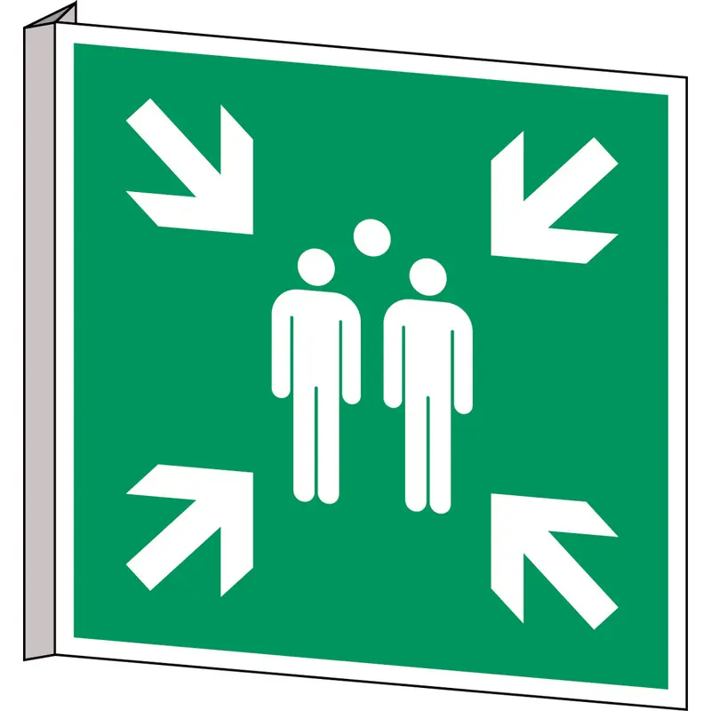 ISO Sicherheitskennzeichnung - Sammelstelle