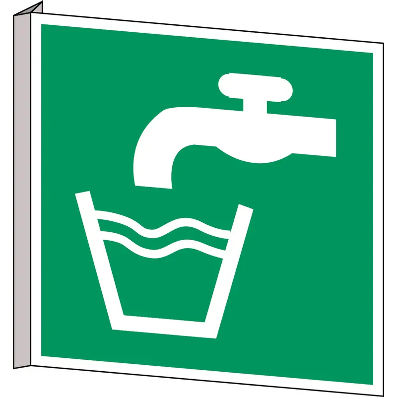 ISO Sicherheitskennzeichnung - Trinkwasser