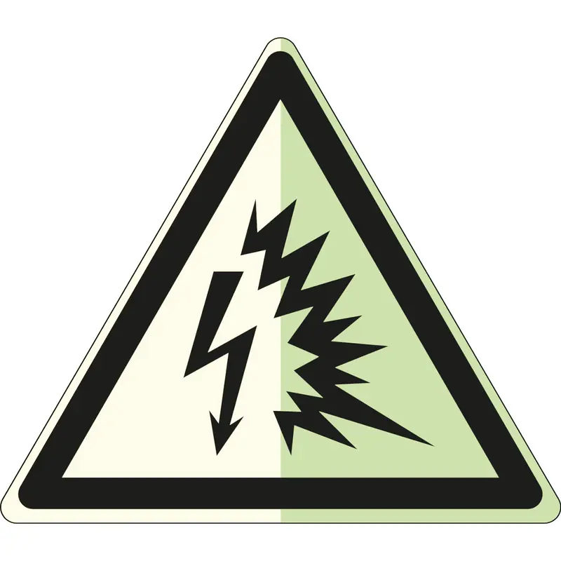 ISO Sicherheitskennzeichnung - Warnung, Lichtbogen