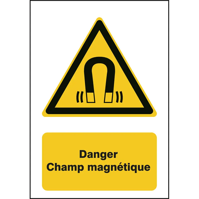 ISO Sicherheitskennzeichnung - Warnung vor magnetischem Feld