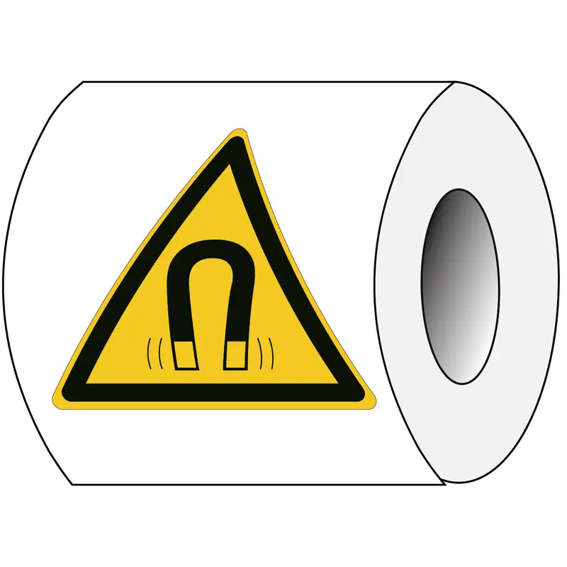 ISO Sicherheitskennzeichnung - Warnung vor magnetischem Feld