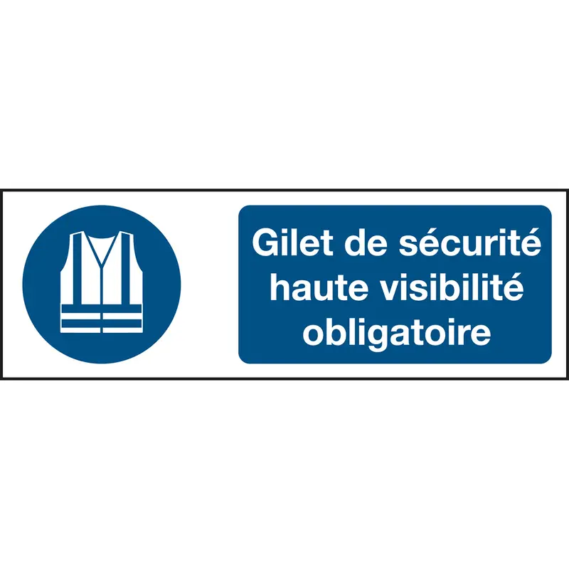 ISO Sicherheitskennzeichnung - Warnweste benutzen