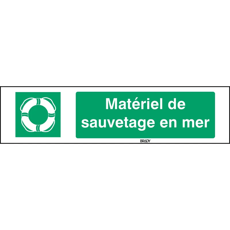 ISO-Sicherheitsschild - Wasserrettungsgeräte