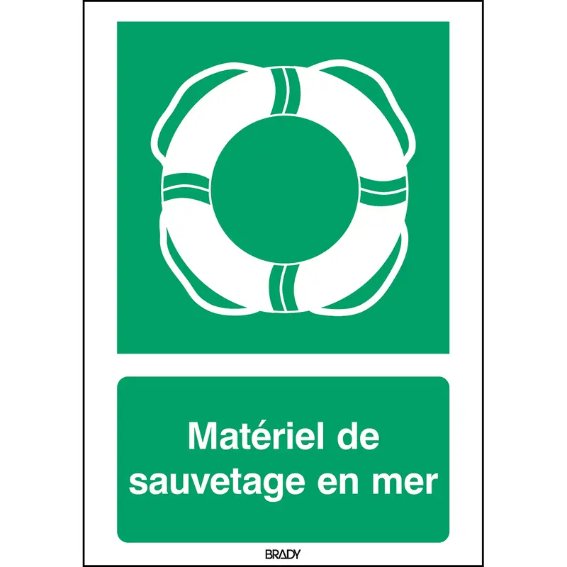 ISO-Sicherheitsschild - Wasserrettungsgeräte