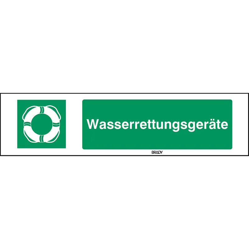 ISO-Sicherheitsschild - Wasserrettungsgeräte