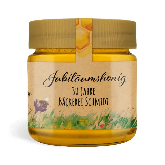 Jubelnde Jule - Etikett mit Gewährverschluss 250g (Kunststoffdeckel)