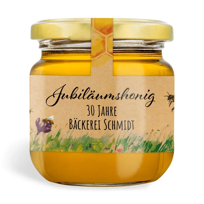 Jubelnde Jule - Etikett mit Gewährverschluss 250g (Twist-Off)
