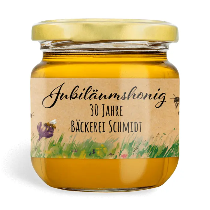 Jubelnde Jule - Rechteckiges Etikett 250g (Twist-Off)