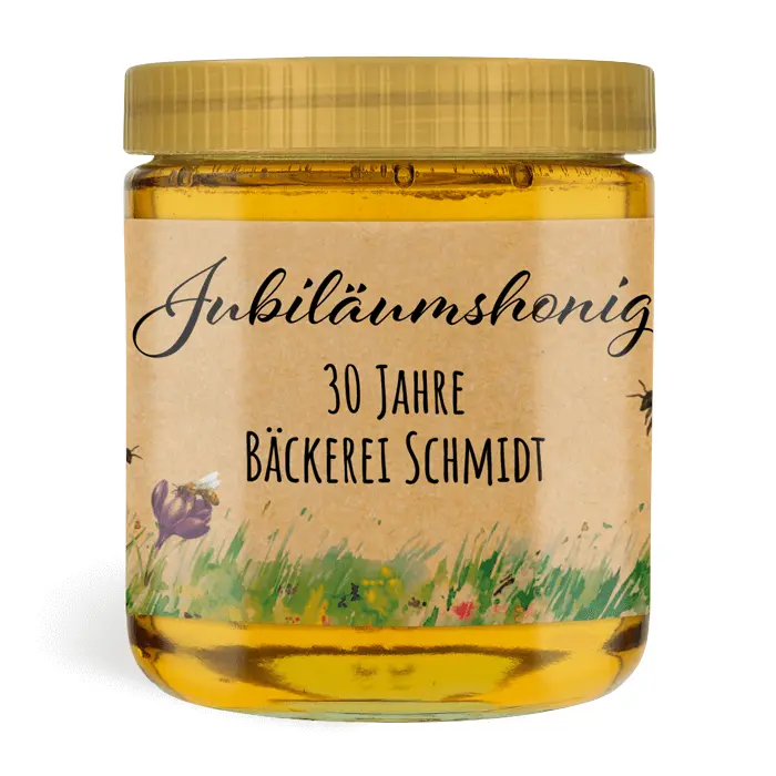 Jubelnde Jule - Rechteckiges Etikett 500g (Kunststoffdeckel)