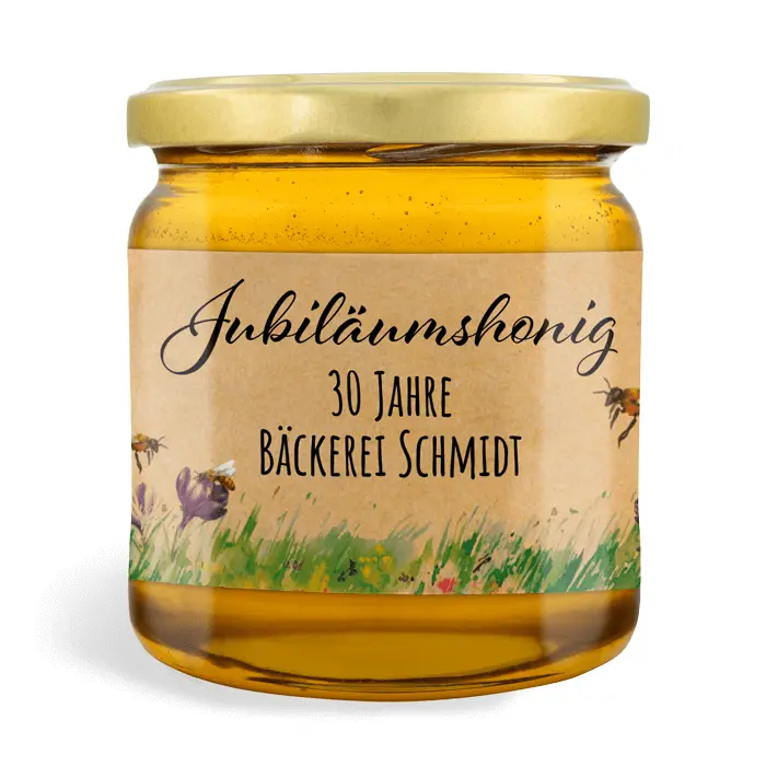 Jubelnde Jule - Rechteckiges Etikett 500g (Twist-Off)