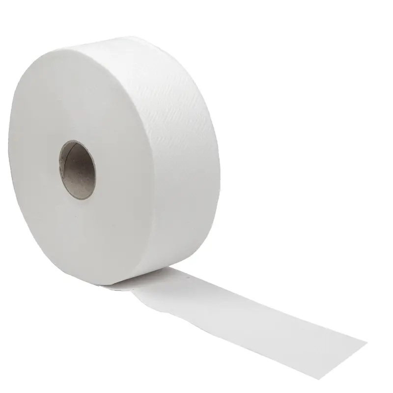 Jumbo-Toilettenpapier Maxi – 2-lagig, 492 Blatt, Zellstoff, extra weich, weiß