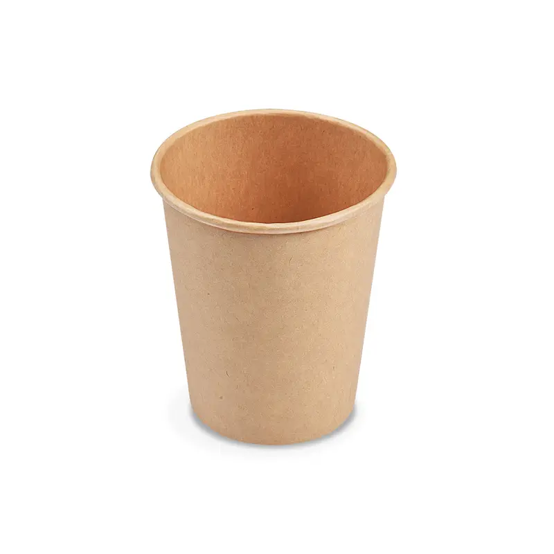 Kaffeebecher Pappe M 200 ml / 8 oz, Ø 80 mm, braun, 1000 Stk.