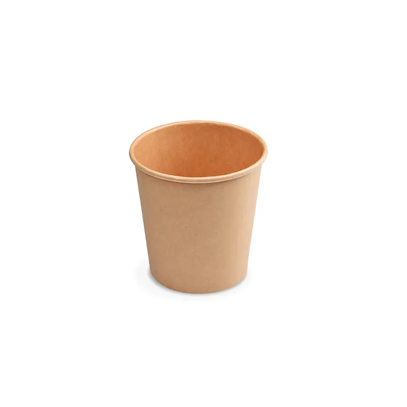 Kaffeebecher Pappe XS 80 ml / 4 oz, Ø 62 mm, braun, 1000 Stk.