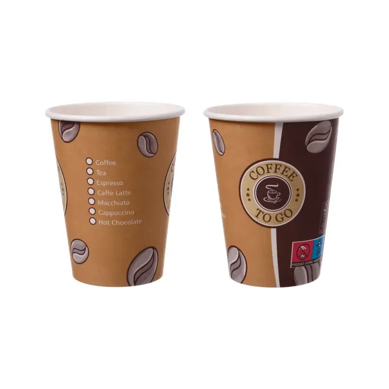 Kaffeebecher To Go "Topline", Pappe, Neutraldruck