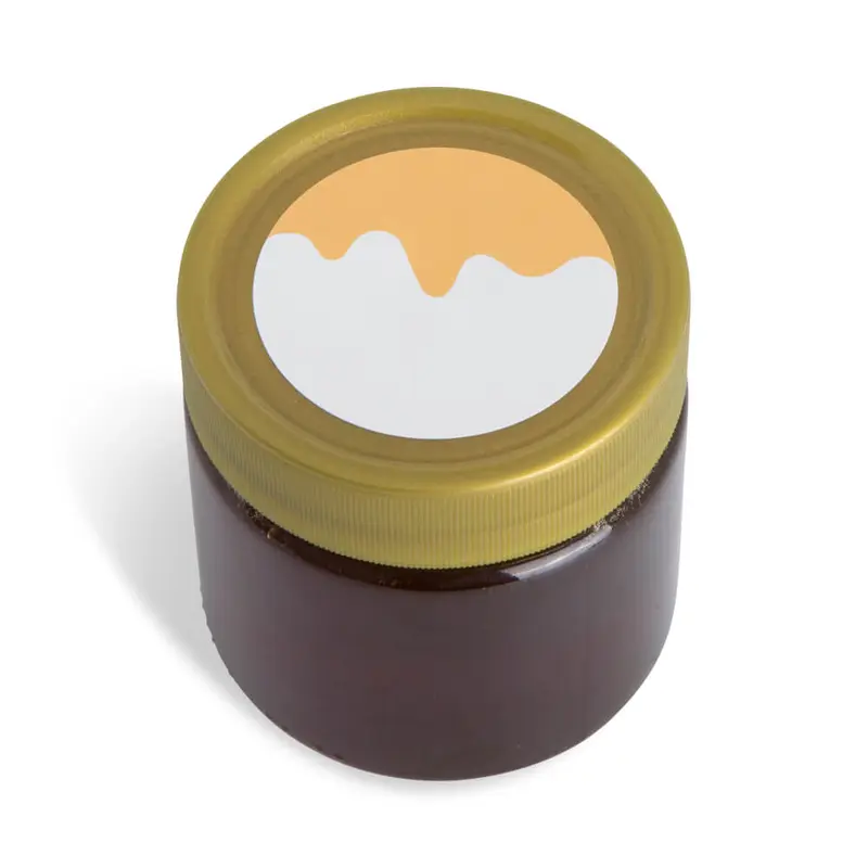 Klebriger Klaus – Deckeletikett 250g (Kunststoffdeckel)