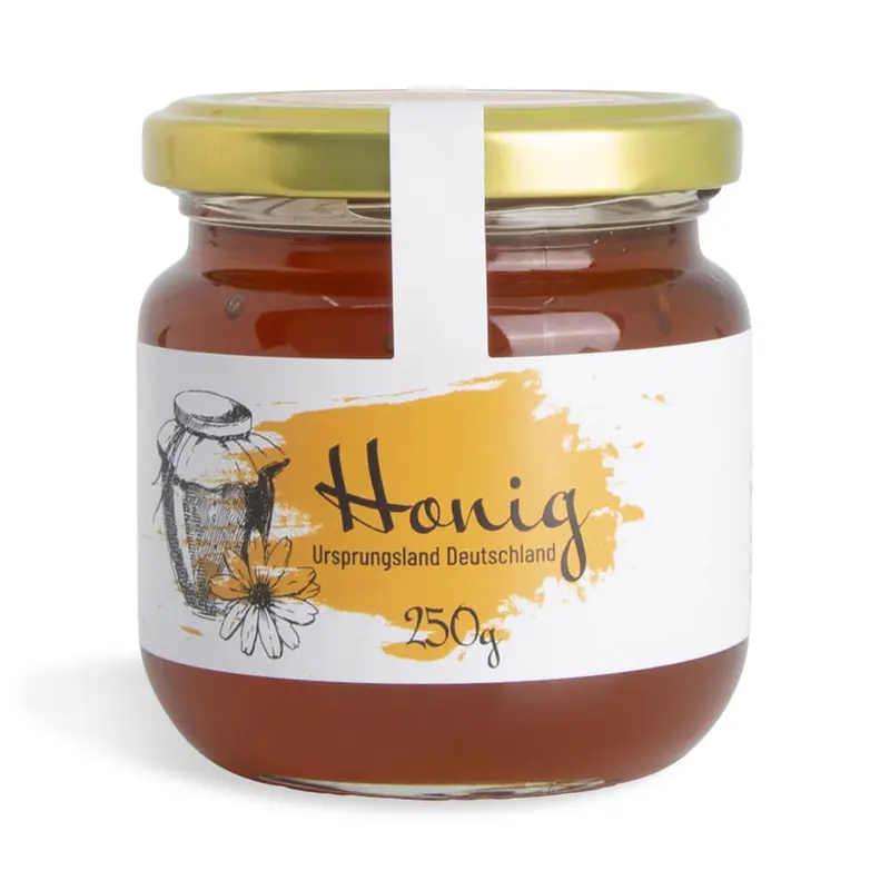 Klecksige Katja – Etikett mit Gewährverschluss 250g (Twist-Off)