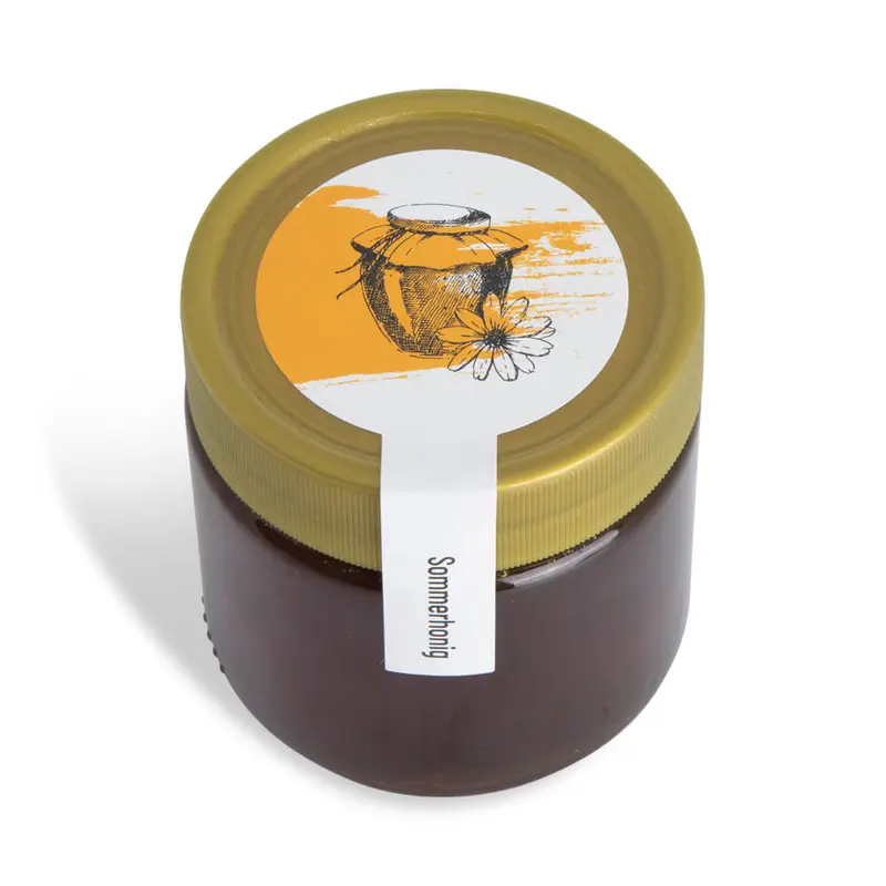 Klecksige Katja – Siegeletikett mit Frischesiegel 250g (Kunststoffdeckel)