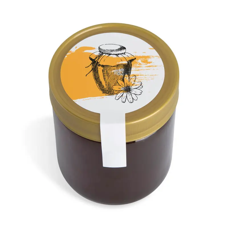 Klecksige Katja – Siegeletikett mit Frischesiegel 500g (Kunststoffdeckel)