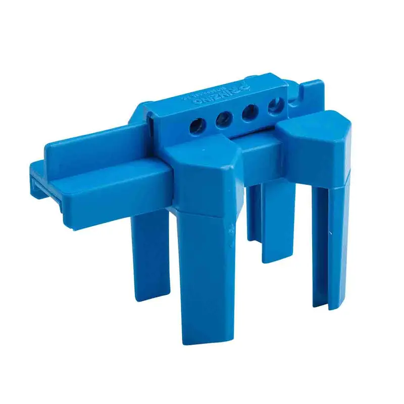 Kleine Kugelhahnabsperrung, Blau
