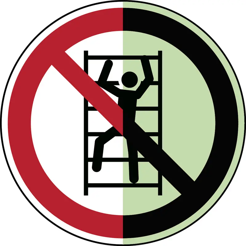 Klettern verboten - ISO 7010
