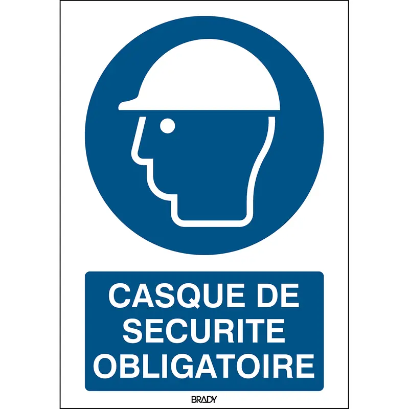 Kopfschutz benutzen - ISO 7010
