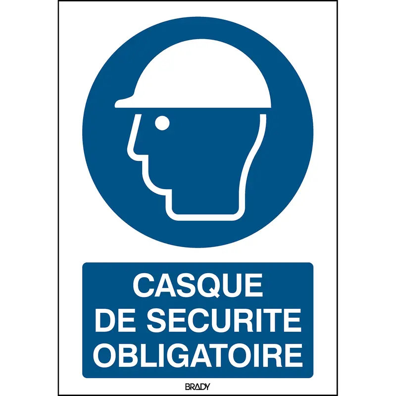 Kopfschutz benutzen - ISO 7010
