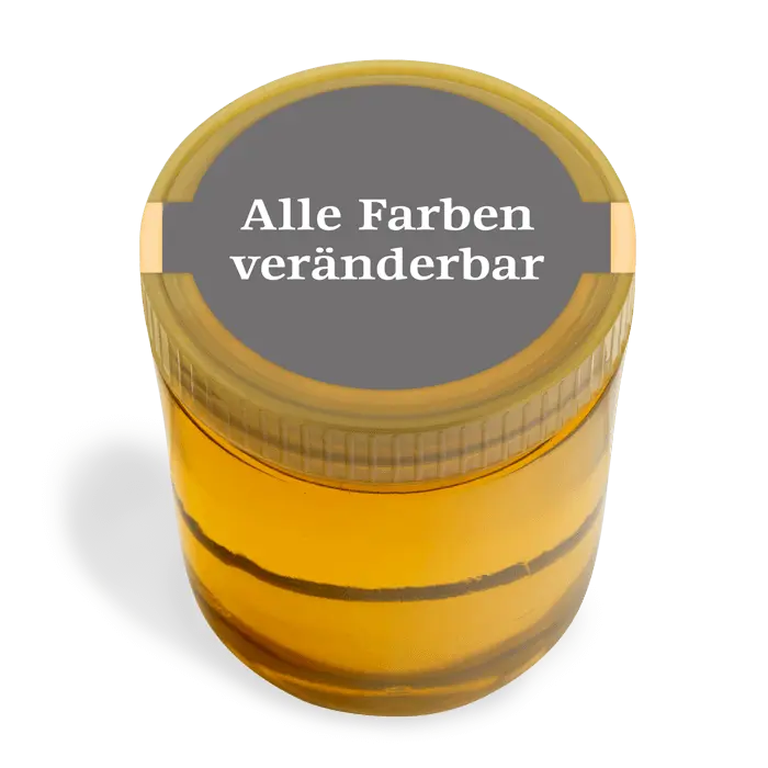Kunterbunte Karla – Siegeletikett mit doppeltem Frischesiegel 500g (Kunststoffdeckel)