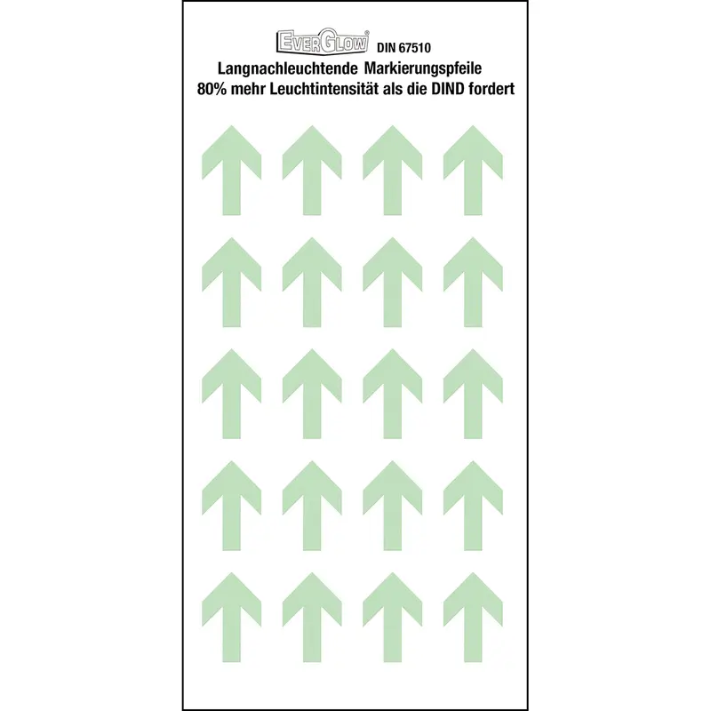 Langnachleuchtende Markierungspfeile - schmal