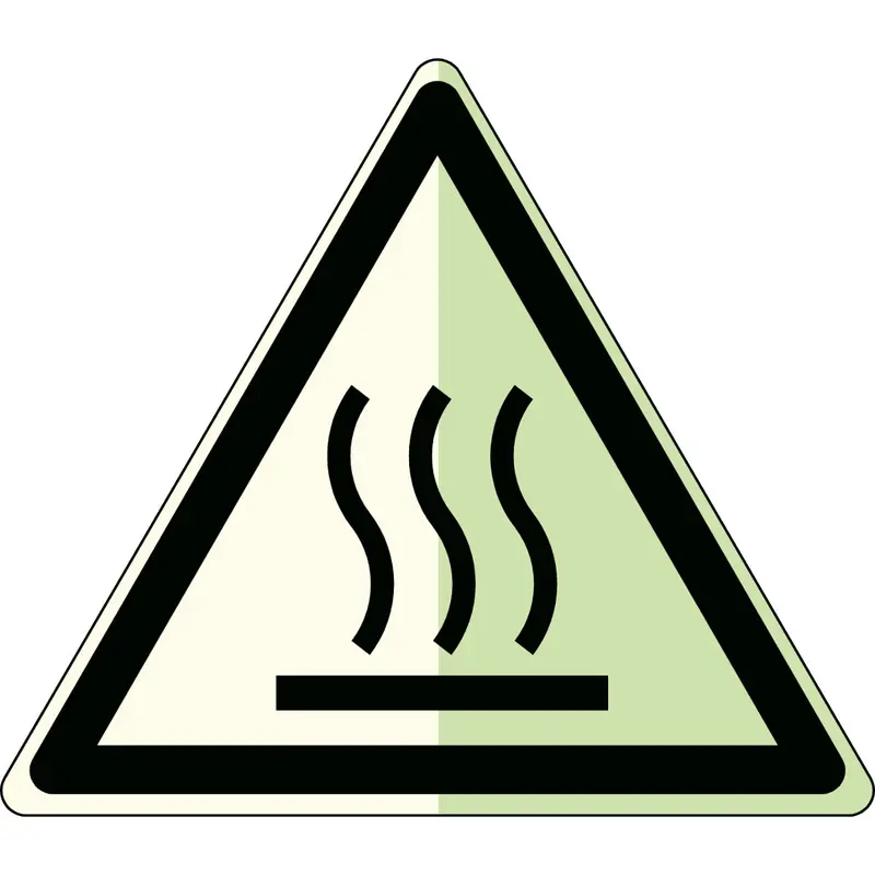 Langnachleuchtende Sicherheitsschilder