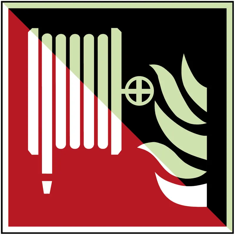 Langnachleuchtende Sicherheitsschilder