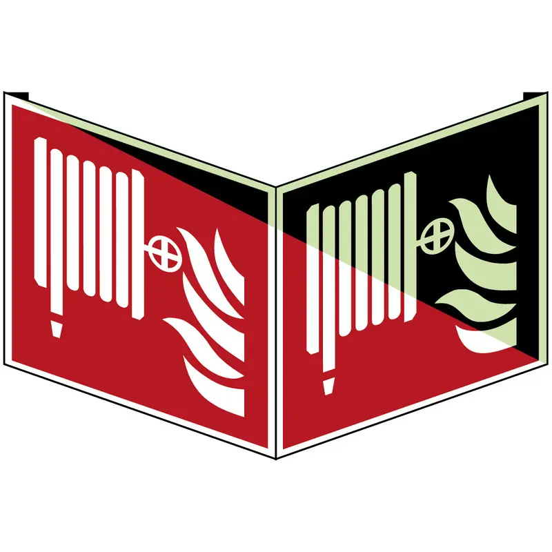 Langnachleuchtende Sicherheitsschilder