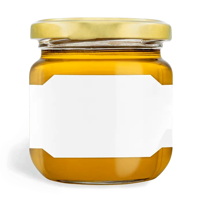 Leere Lola - Banner Sonderform Hexagon 250g (Twist-Off)